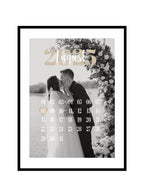 Personalisiertes Fotoposter „Unser Moment“ – Datum & Foto für Hochzeit, Liebe & Jahrestag