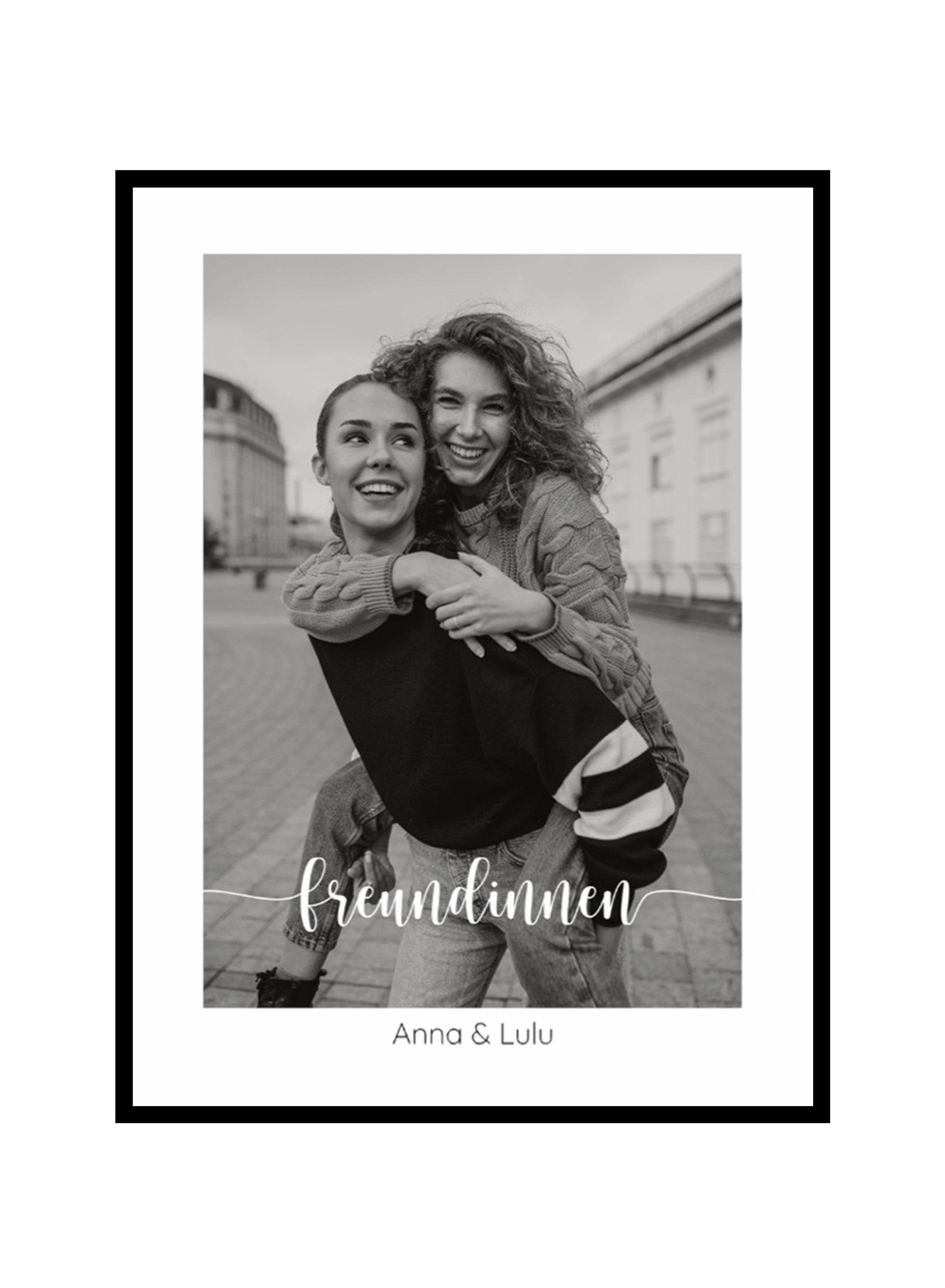 Personalisiertes Freundinnen-Poster – Erinnerungen, die euch verbinden